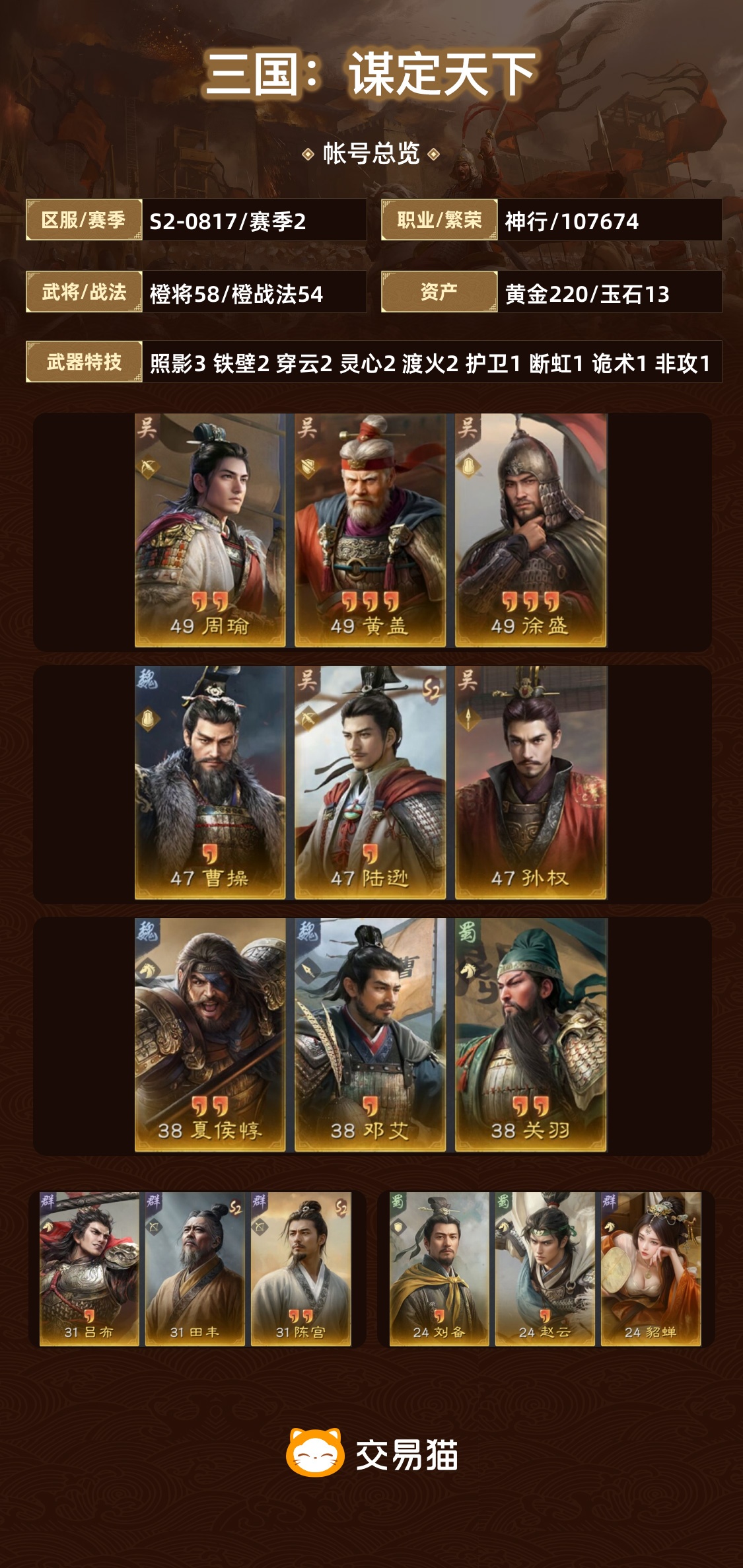 【赛季2】 高红，技能全