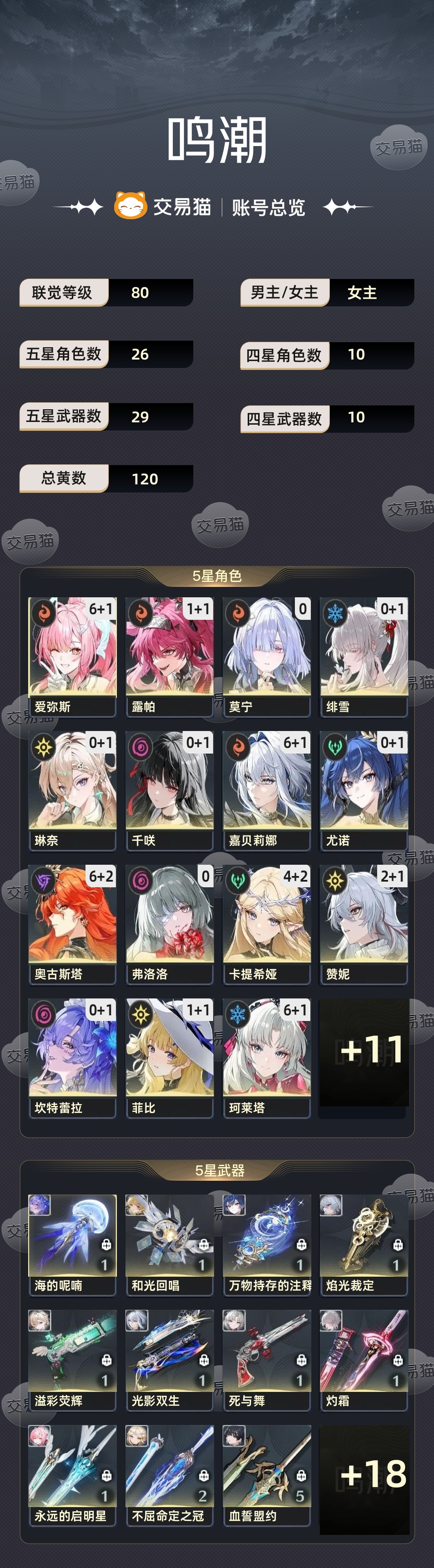 【80级】 5满链多配队