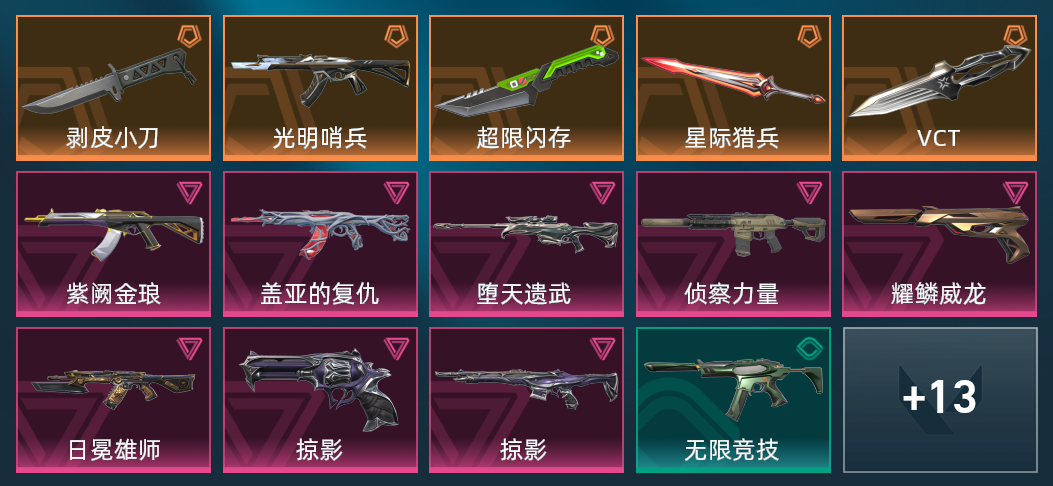5橙皮 8紫皮 41皮肤 1,8270皮肤总价值 785已用源晶 铂金