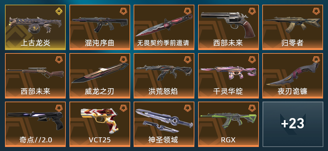 19橙皮 1金皮 6紫皮 75皮肤 4,4030皮肤总价值 1180已用源晶